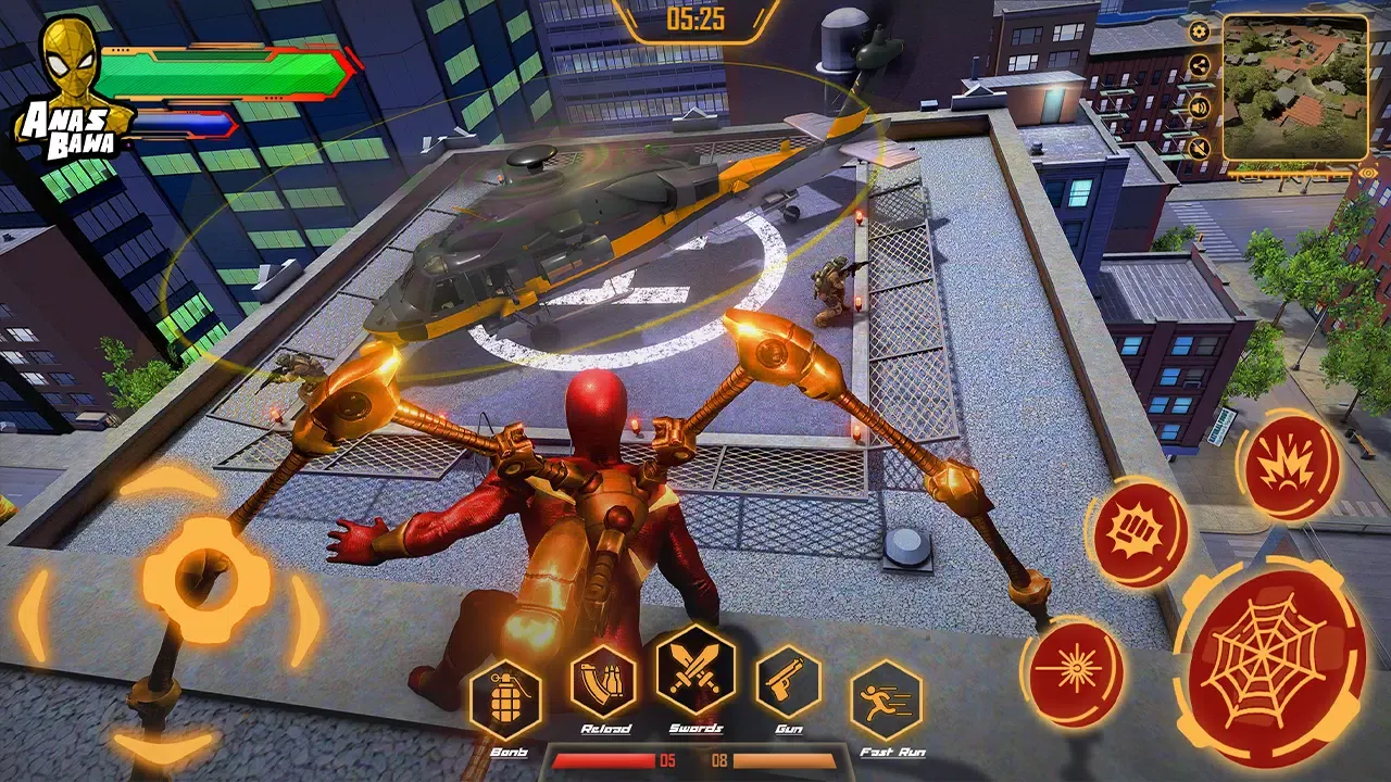 Iron Super Hero - Spider Games 스크린샷