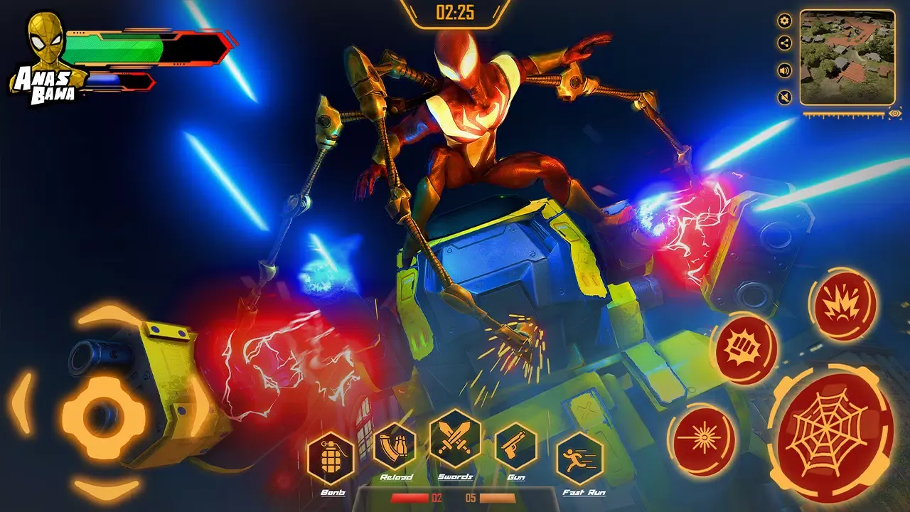 Iron Super Hero - Spider Games 스크린샷