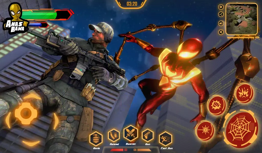 Iron Super Hero - Spider Games 스크린샷
