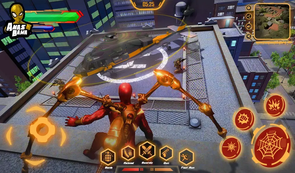 Iron Super Hero - Spider Games 스크린샷