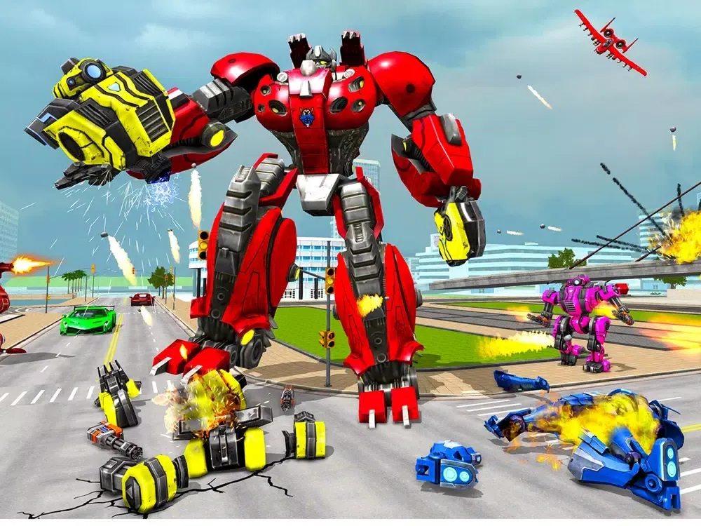 Capturas de tela do Spider robot hero mech arena iPad 