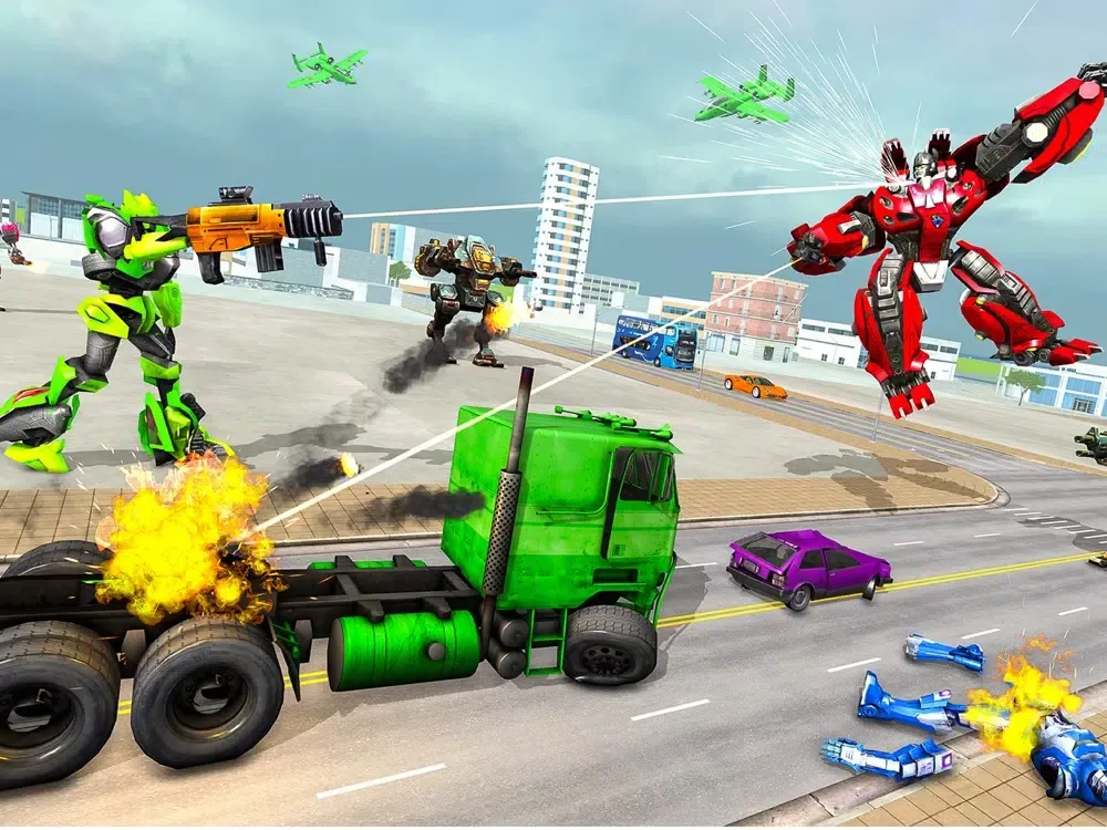 Capturas de tela do Spider robot hero mech arena iPad 
