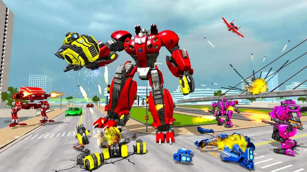 Capturas de tela do Spider robot hero mech arena