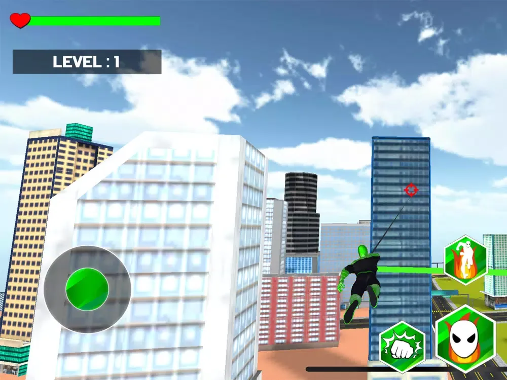Capturas de pantalla de Spider Rope Hero Man Gangster iPad 