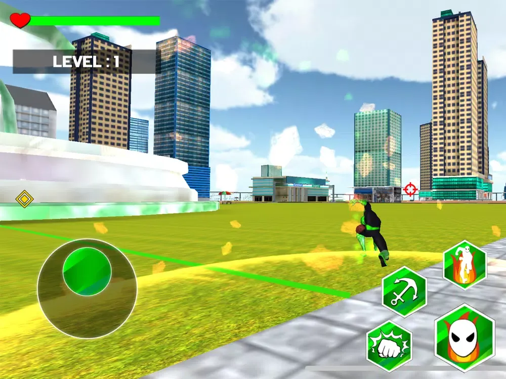 Capturas de pantalla de Spider Rope Hero Man Gangster iPad 