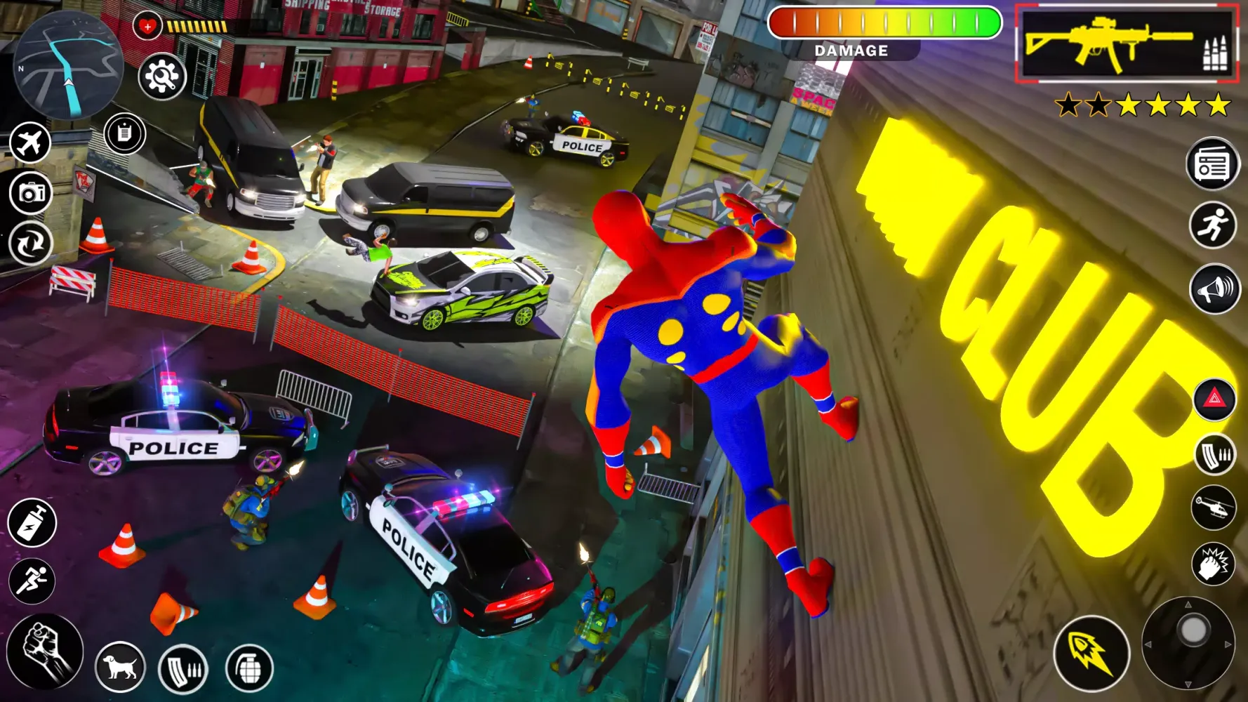 Zrzuty ekranu Spider Hero Games Rope Hero