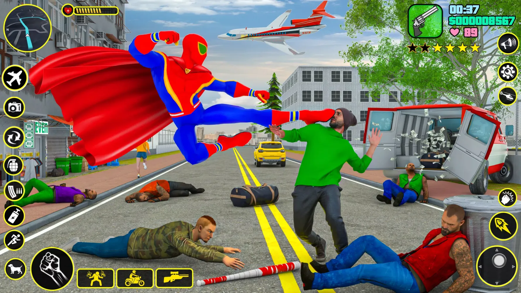 Zrzuty ekranu Spider Hero Games Rope Hero