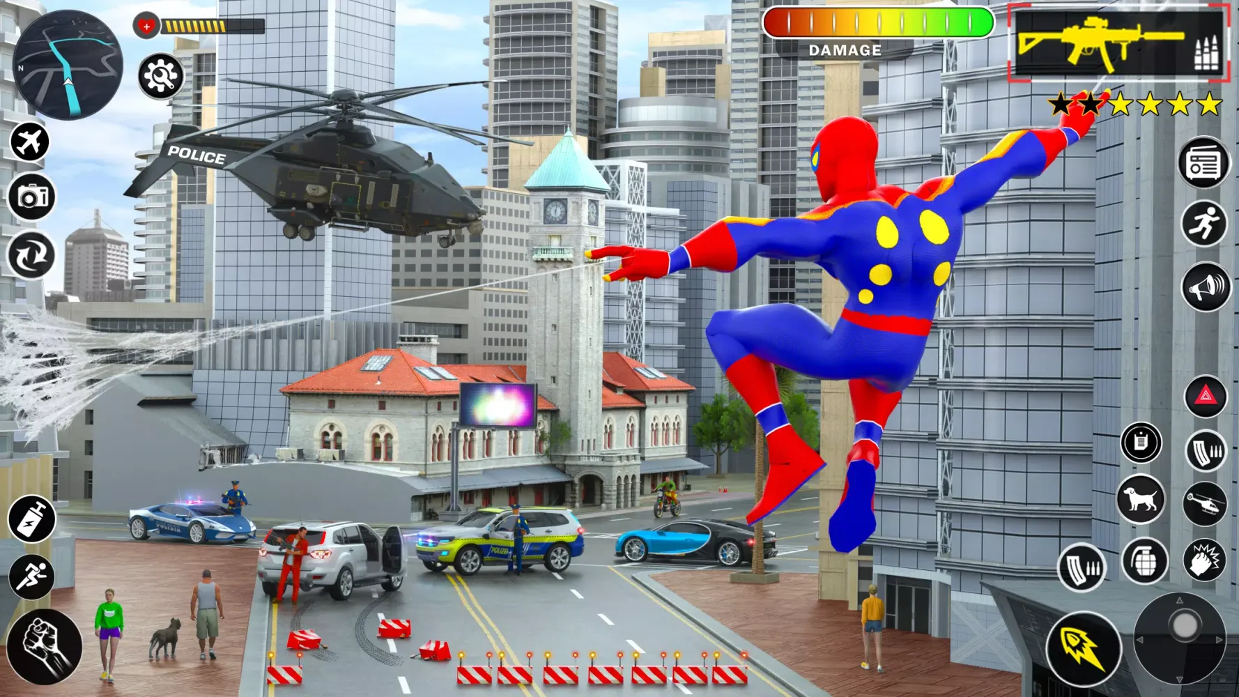 Zrzuty ekranu Spider Hero Games Rope Hero