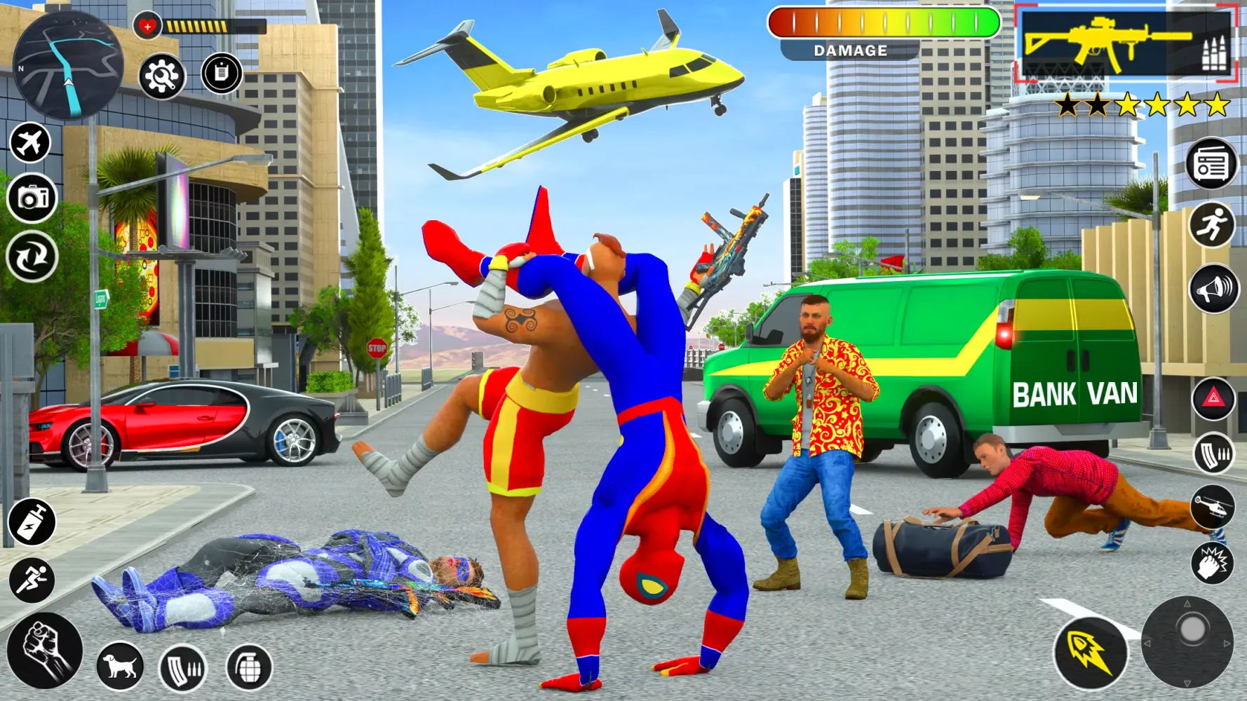 Zrzuty ekranu Spider Hero Games Rope Hero