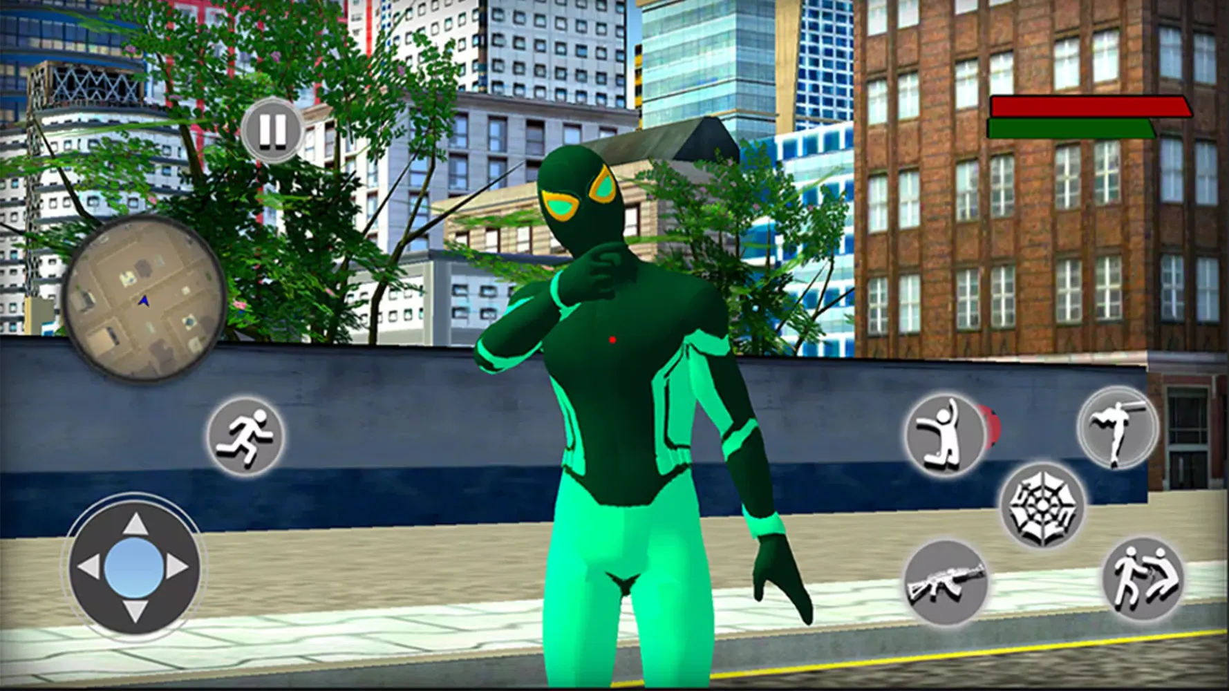 Spider Rope Hero Man Games Screenshots