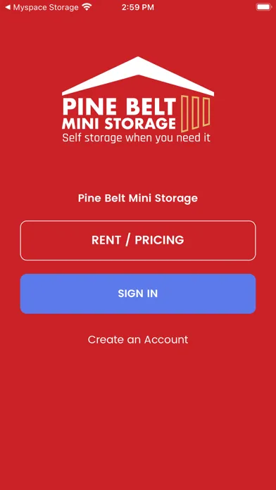 Captures d'écran de Pine Belt Mini Storage