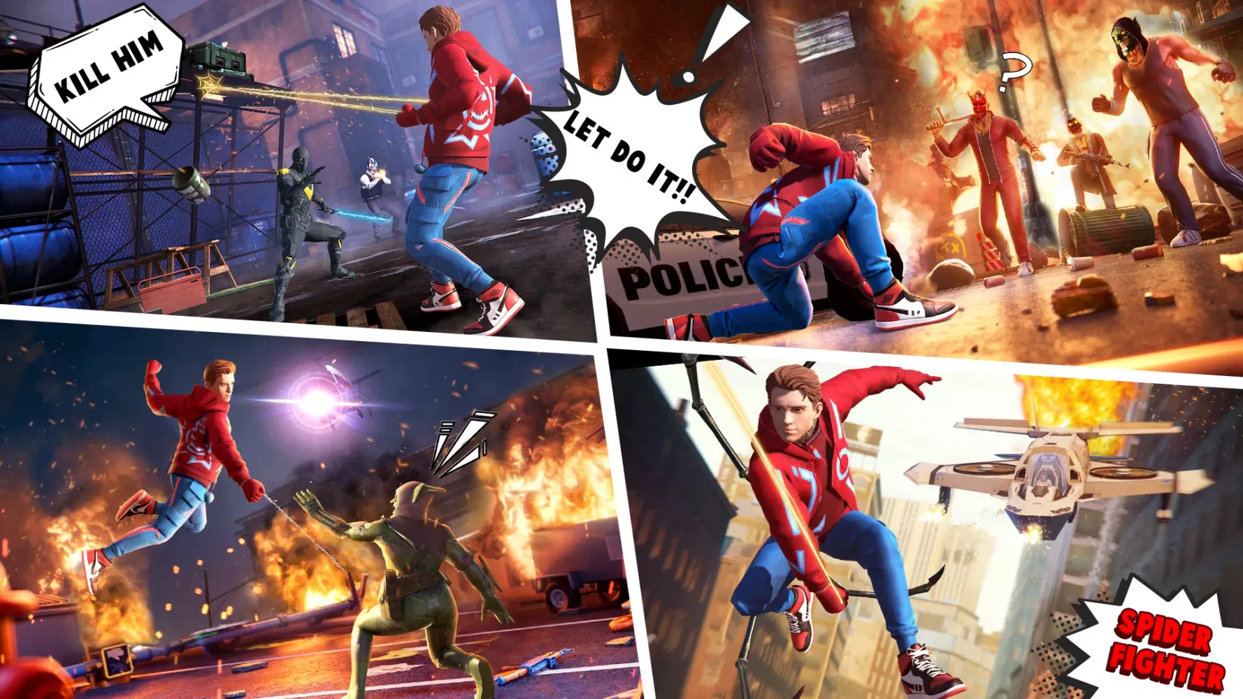 Spider Hero Fighter 스크린샷