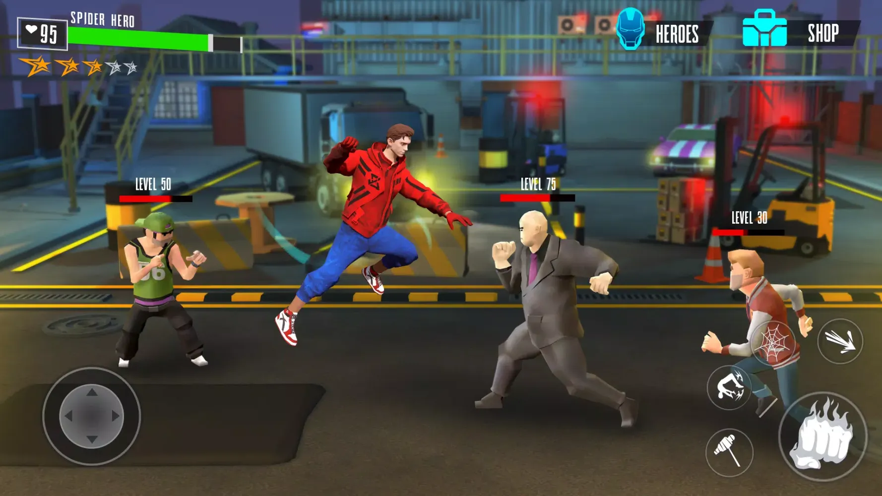 Spider Hero Fighter 스크린샷