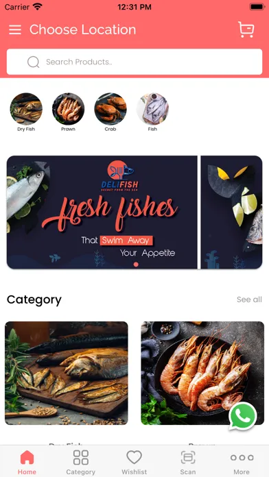 ภาพหน้าจอของ DELIFISH