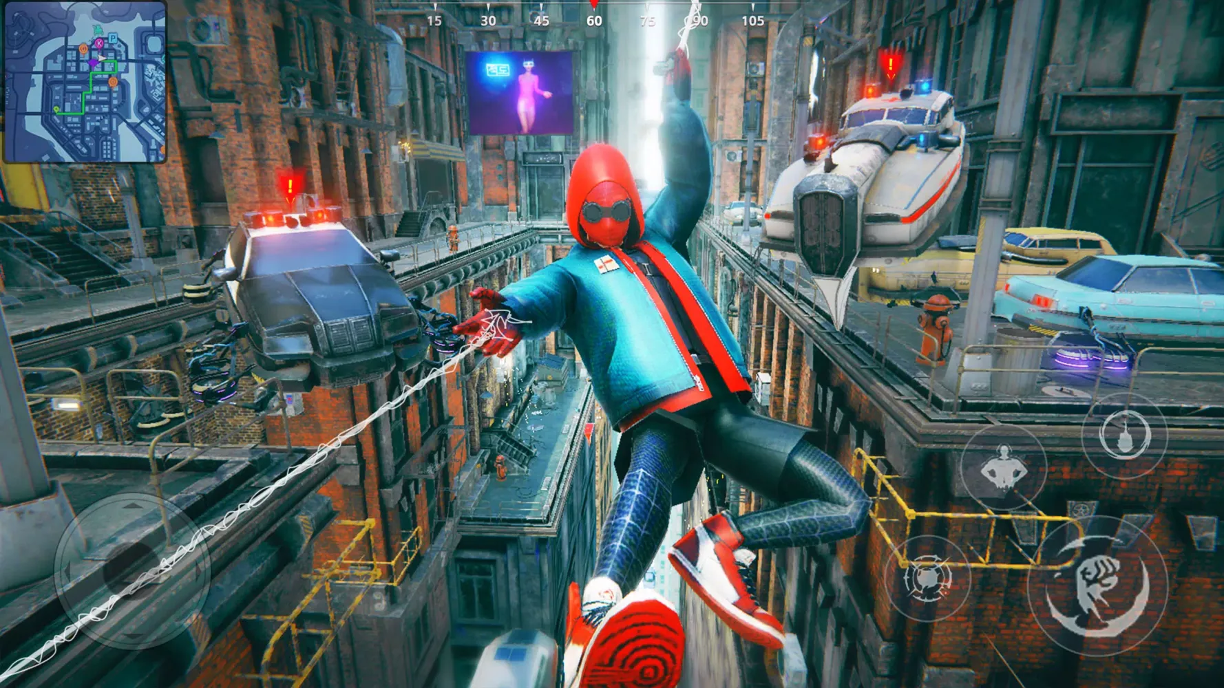 Super city Hero:Spider Game应用截图
