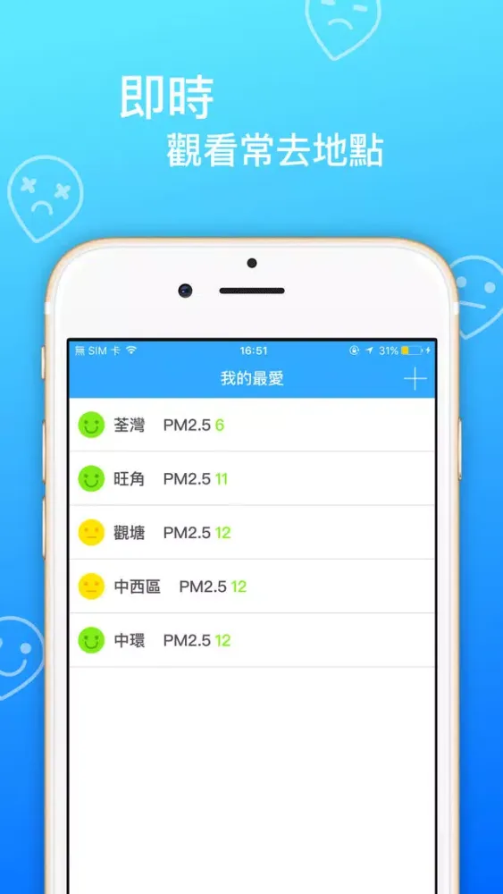 Скриншоты 香港空污通