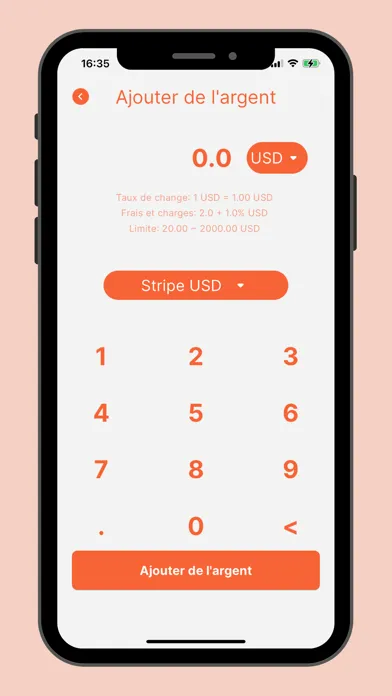 Captures d'écran de SpidiPay