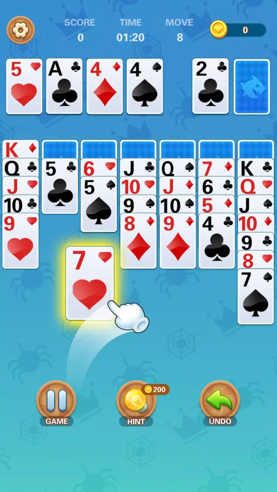 Ảnh chụp màn hình của Solitaire - Spider King