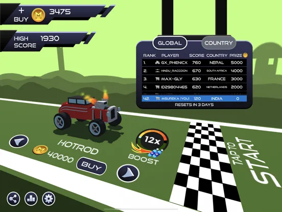 ภาพหน้าจอของ Motor Parkour iPad 