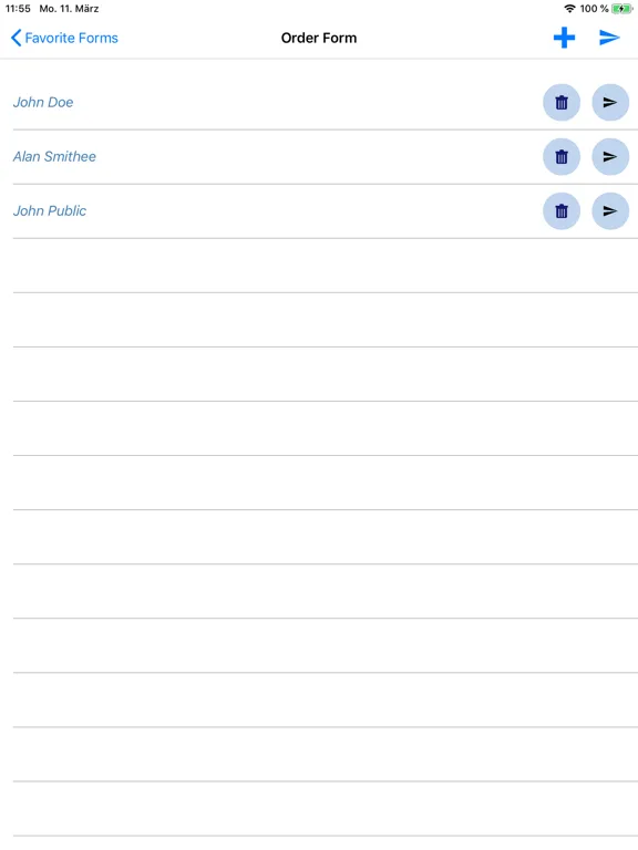 Zrzuty ekranu FileDirector MobileForms iPad 