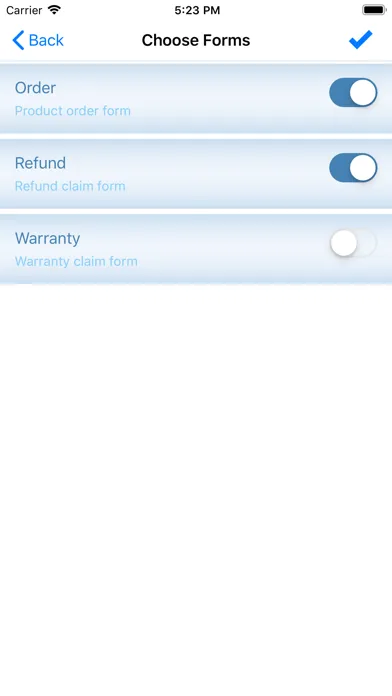 Zrzuty ekranu FileDirector MobileForms
