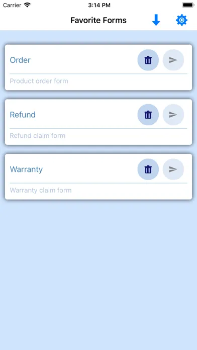 Zrzuty ekranu FileDirector MobileForms
