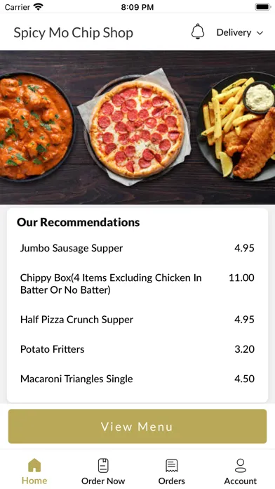 ภาพหน้าจอของ Spicy Mo Chip Shop