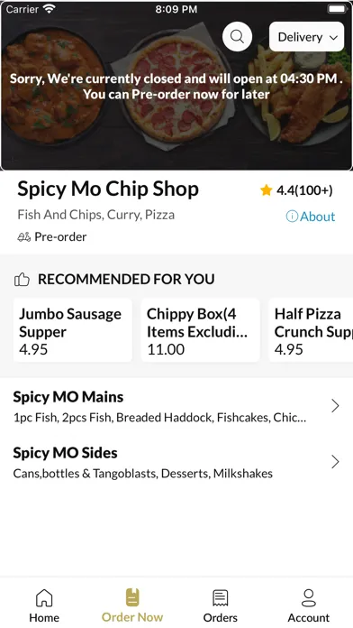 ภาพหน้าจอของ Spicy Mo Chip Shop