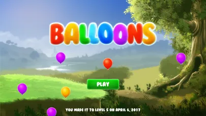 Capturas de tela do Balloon Popper