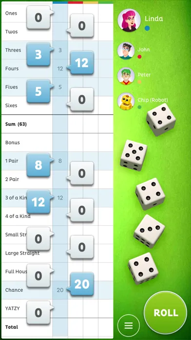 Yatzy Screenshots