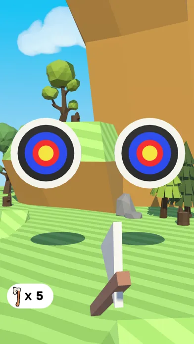 Tangkapan layar Axe Throw 3D