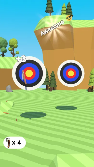 Tangkapan layar Axe Throw 3D