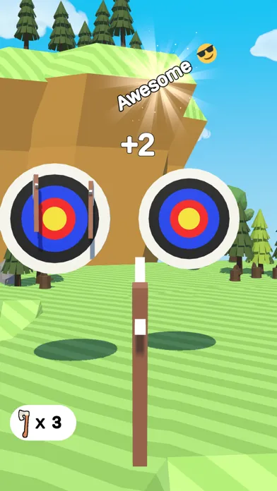 Tangkapan layar Axe Throw 3D