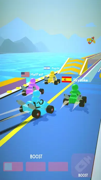 Tangkapan skrin Go Race 3D