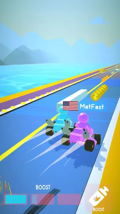 Tangkapan skrin Go Race 3D