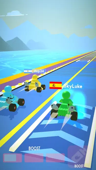 Tangkapan skrin Go Race 3D