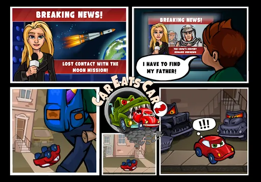 Car Eats Car 2 - Racing Game スクリーンショット