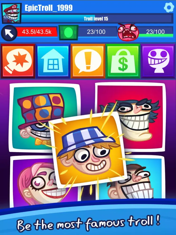 صور Troll Face Clicker Quest iPad 