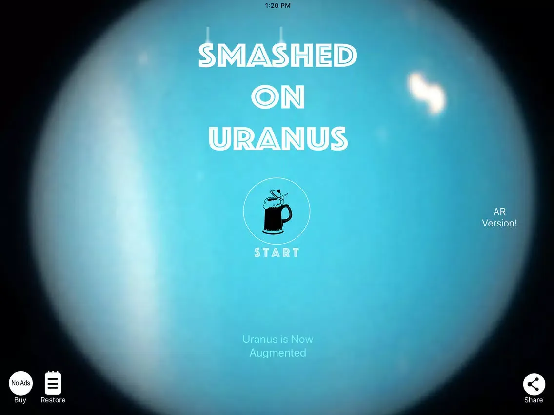 Capturas de tela do (AR) Smashed On Uranus iPad 