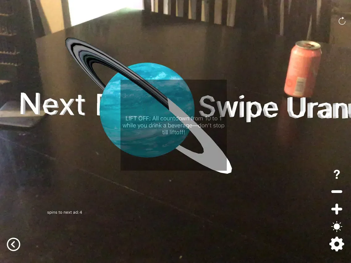 Capturas de tela do (AR) Smashed On Uranus iPad 
