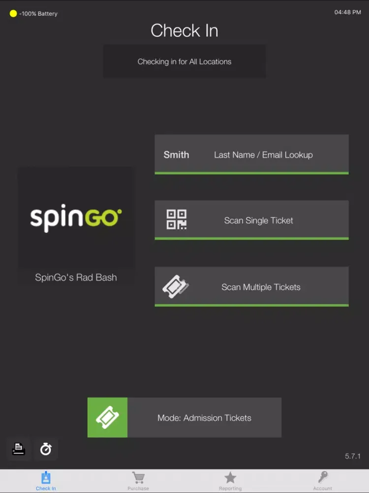 Zrzuty ekranu SpinGo Event Master iPad 