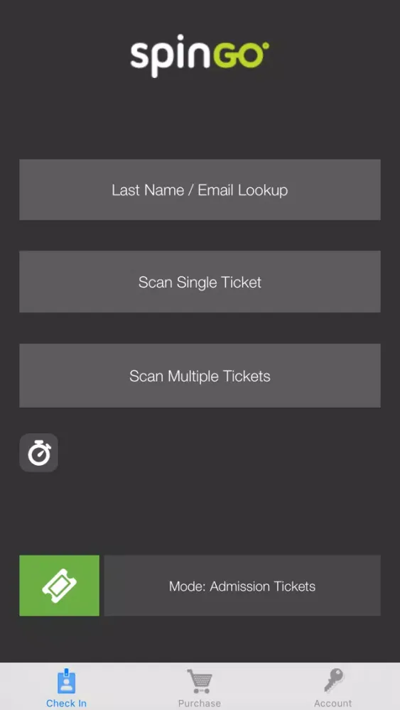 Zrzuty ekranu SpinGo Event Master