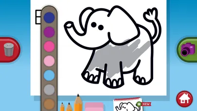 Capturas de tela do Gappy Learns Writing