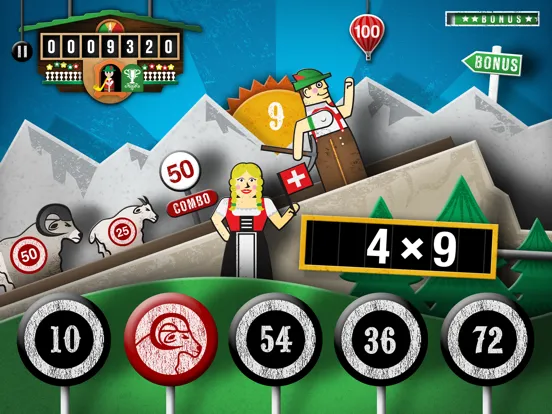 YodelOh Math Mountain iPad 应用截图