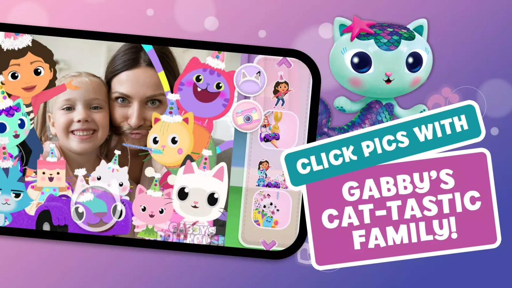 Gabbys Dollhouse: Games & Cats স্ক্রিনশট