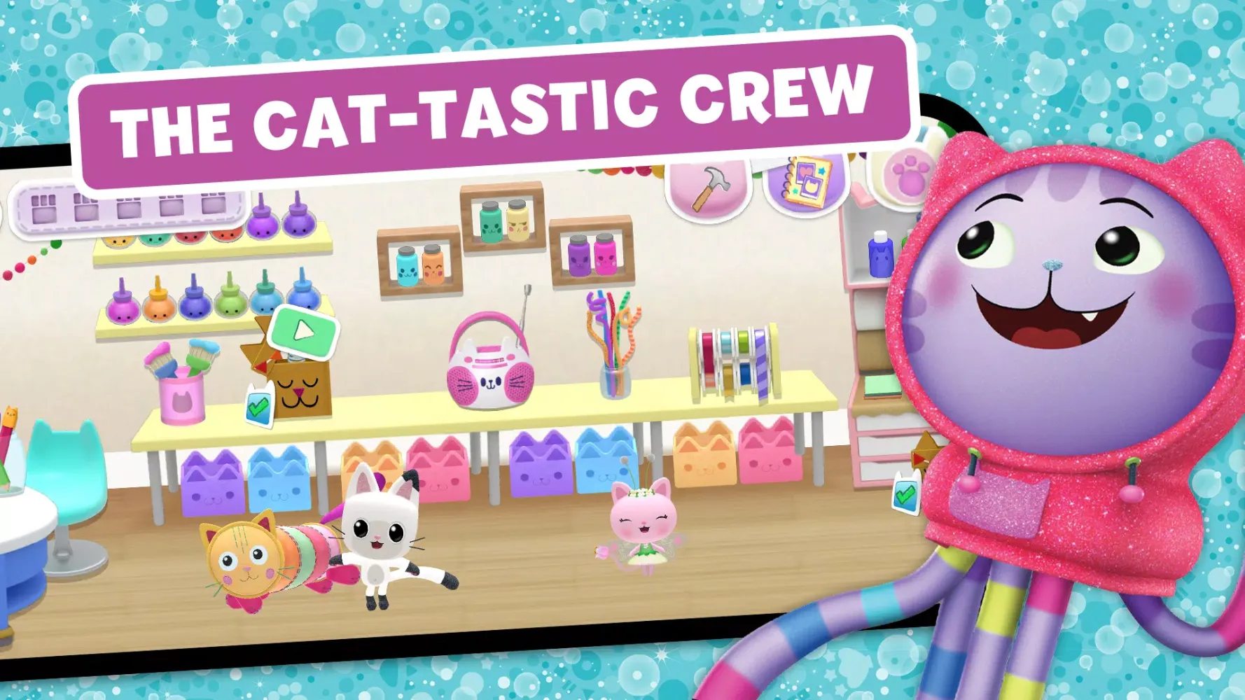 Gabbys Dollhouse: Games & Cats স্ক্রিনশট