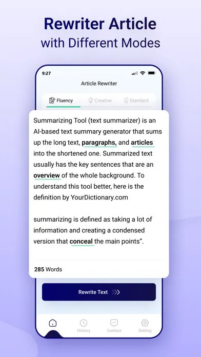 Article Rewriter Spinner سکرین شاٹس