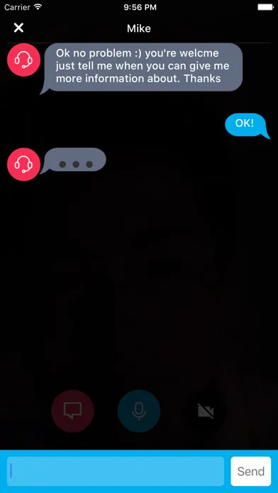 Capturas de pantalla de LiveCall