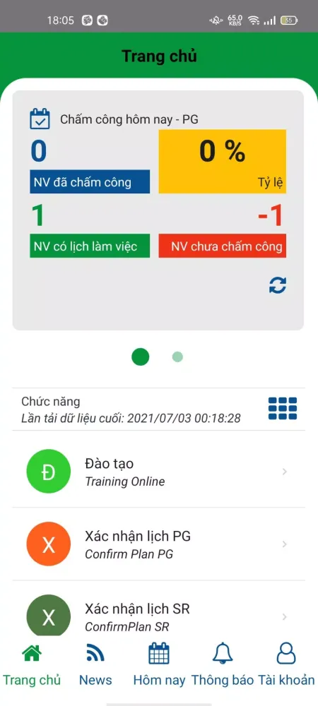 Ảnh chụp màn hình của Marico MT