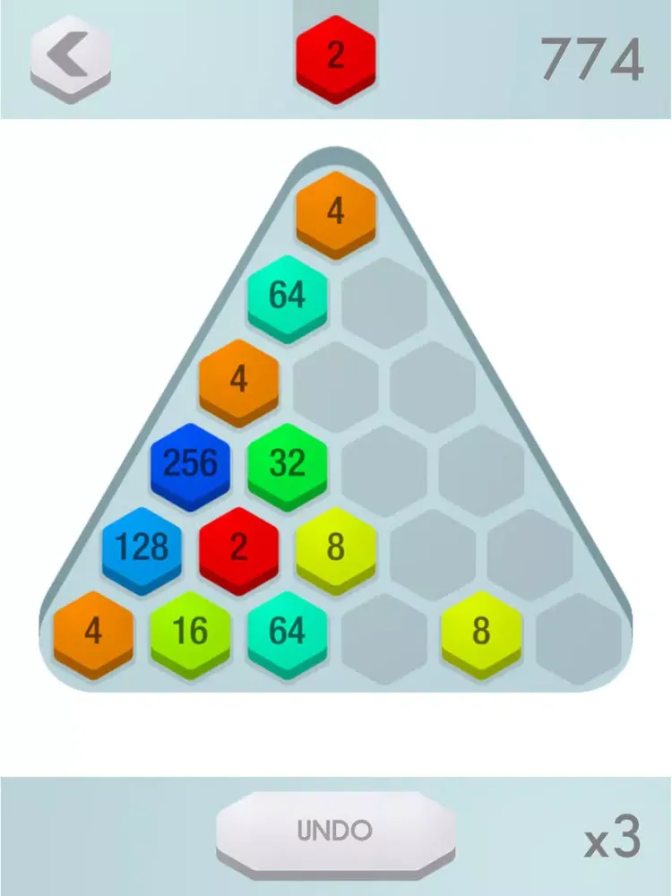 2048 Hex Match Numbers Puzzle iPad  스크린샷